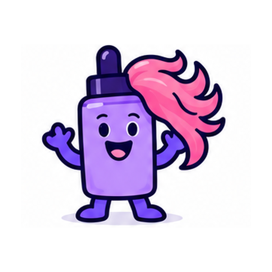 RootGrow, the CandyRx mascot for Ketoconazole / Latanoprost / Minoxidil
